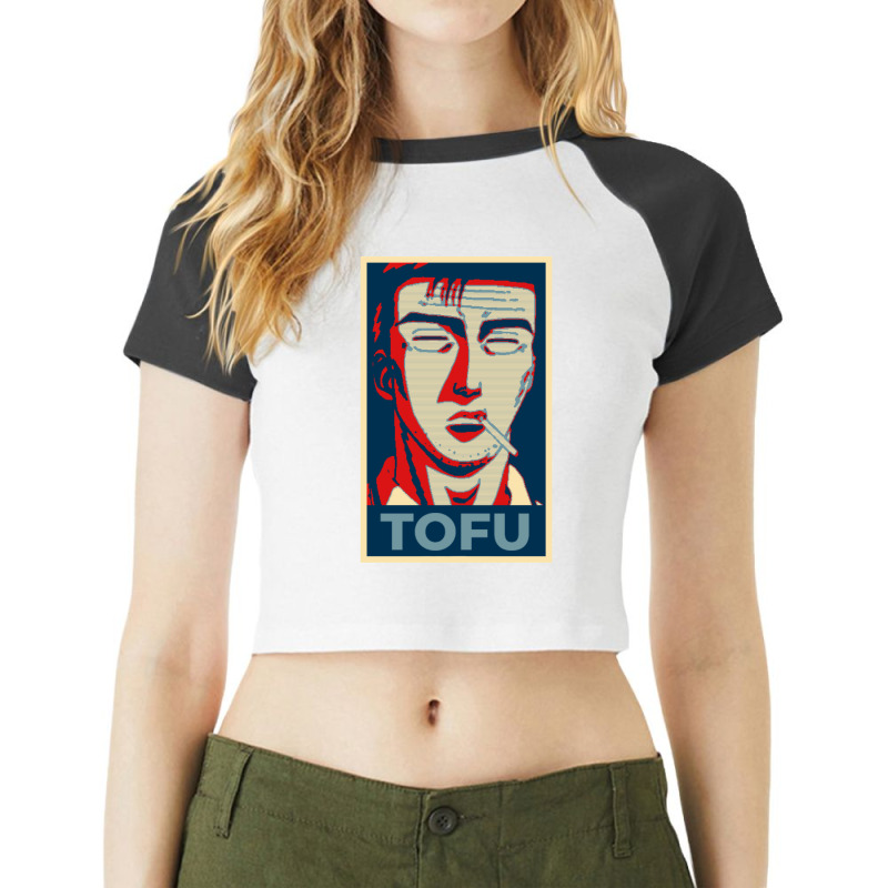 Initial D Tofu Bunta Raglan Crop Top by HECTORNVAZQUEZ | Artistshot