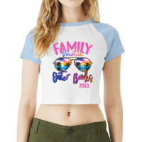 Outer Banks Carolina 2023 Sunglasses Theme Family Vacation T Shirt Raglan Crop Top | Artistshot