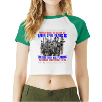 The Only Reason Our Government Would Want To Disarm Us After T Shirt Raglan Crop Top | Artistshot