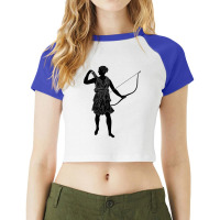 Artemis Greek Goddess Ancient Greek Hunt And Moon Raglan Crop Top | Artistshot