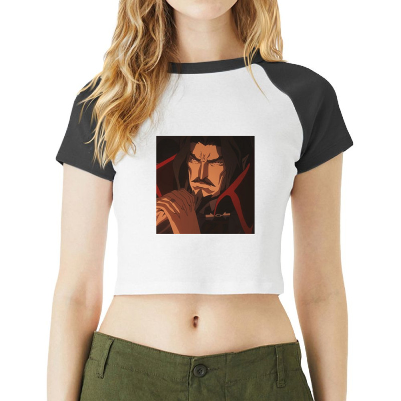 Castlevania Dracula Art Work Perfect Gift Raglan Crop Top by ordastlaki | Artistshot