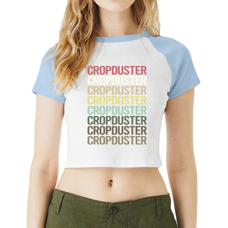 Colorful Text Crop Duster Raglan Crop Top by BrianneRemers65 | Artistshot