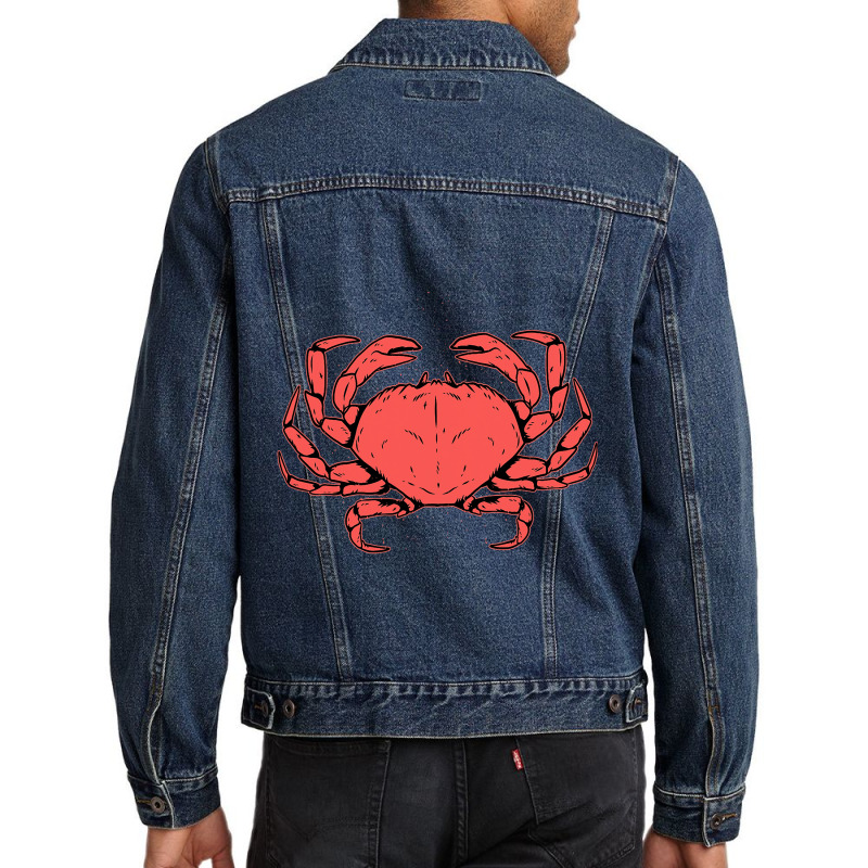 Crab Crustacean Men Denim Jacket | Artistshot