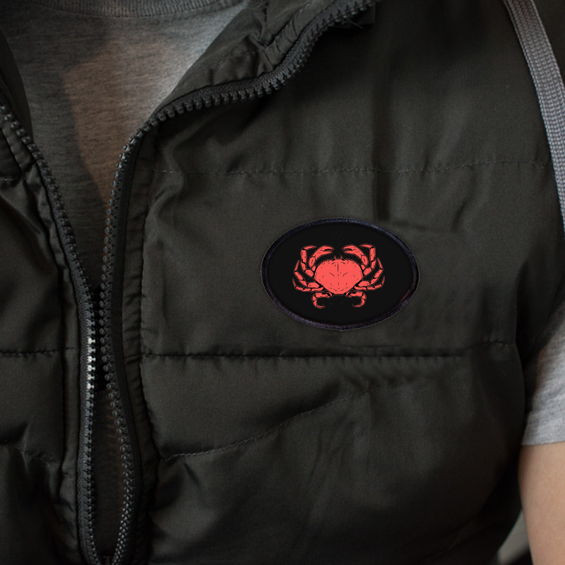 Crab Crustacean Oval Patch | Artistshot