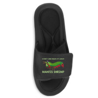 Crustacean I Dont Care Unless It’s About Mantis  Slide Sandal | Artistshot