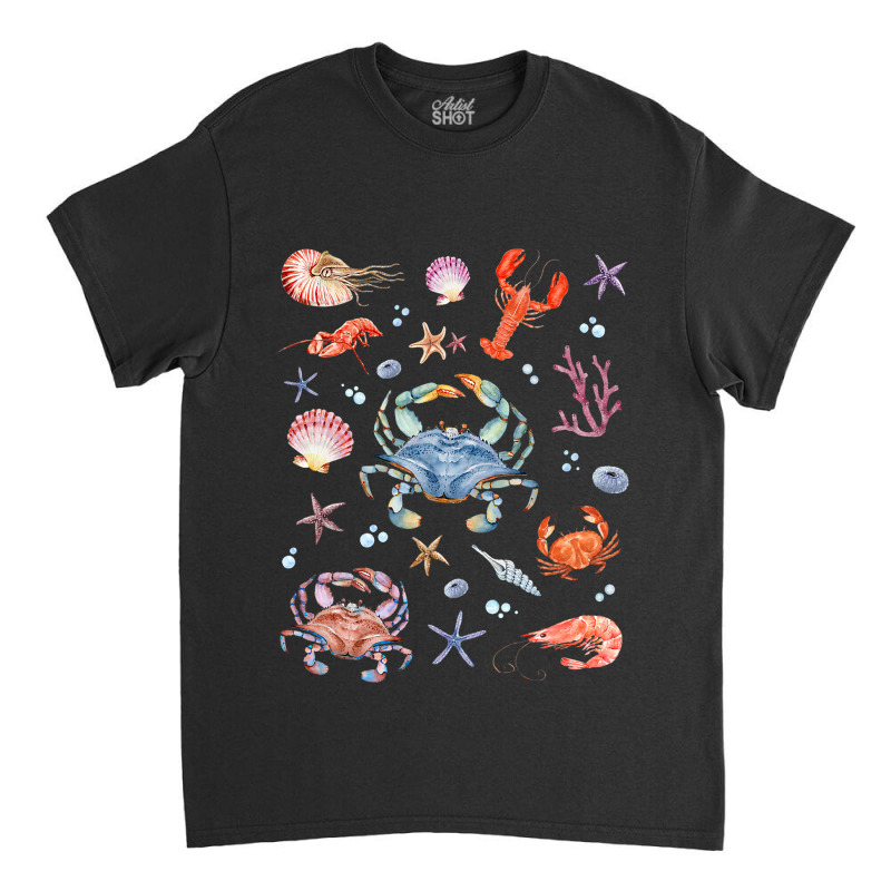 Crustaceancore Aesthetic Crustaceans Crab Lobster  Classic T-shirt | Artistshot