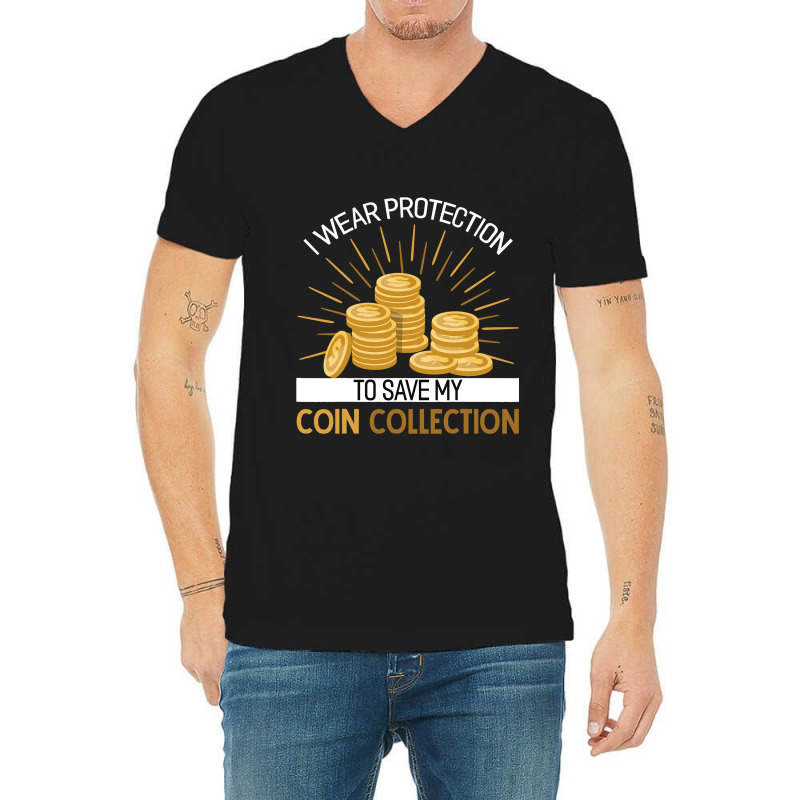 Coin Collector Numismatics Rare Coins Coin Lover N V-Neck Tee by Enjoyby | Artistshot