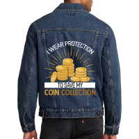 Coin Collector Numismatics Rare Coins Coin Lover N Men Denim Jacket | Artistshot