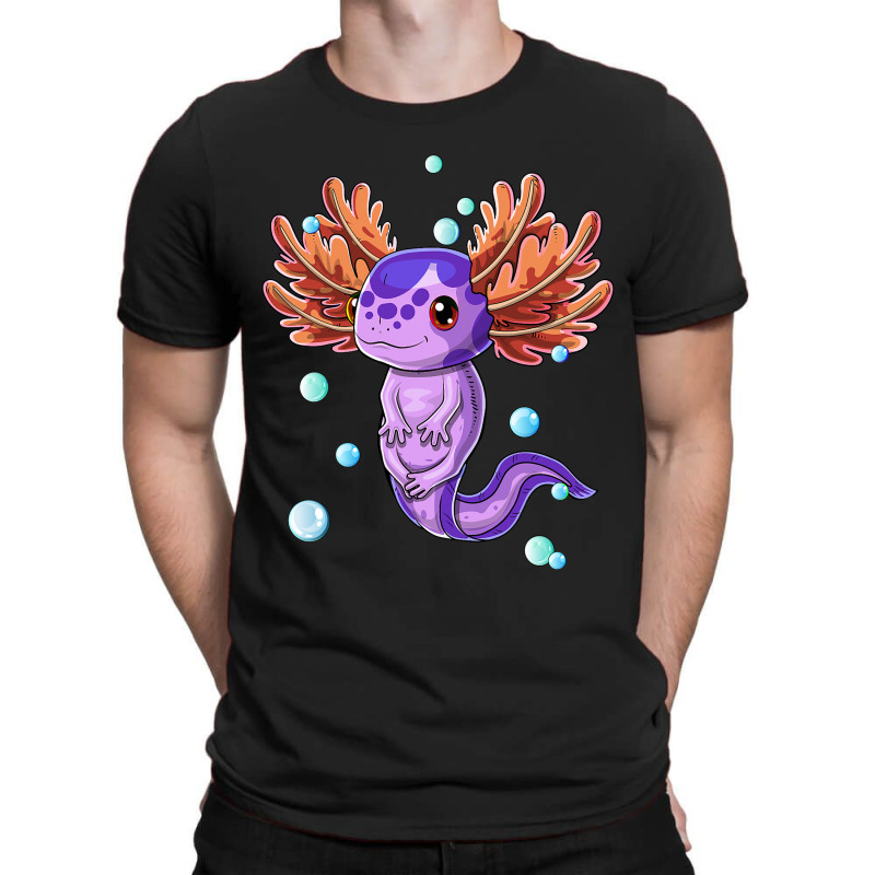 Cute Axolotl Salamander Bubble Girls Boys Kids T-shirt | Artistshot