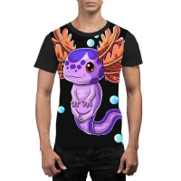 Cute Axolotl Salamander Bubble Girls Boys Kids Graphic T-shirt | Artistshot