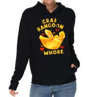 Crab Rangoon Whore Crab Rangoon Funny Saying Lightweight Hoodie | Artistshot