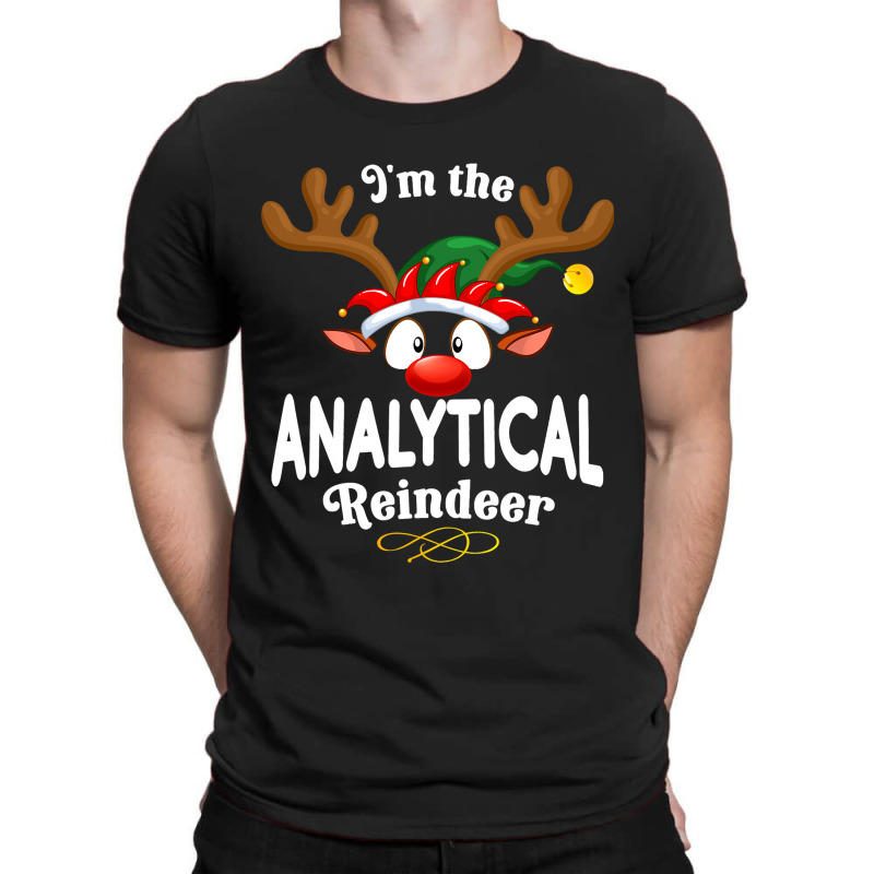 Christmas Pjs Analytical Xmas Reindeer Matching T-shirt | Artistshot