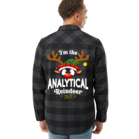 Christmas Pjs Analytical Xmas Reindeer Matching Flannel Shirt | Artistshot