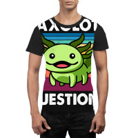 Cute Axolotl Shirt Funny I Axolotl Questions Salam Graphic T-shirt | Artistshot