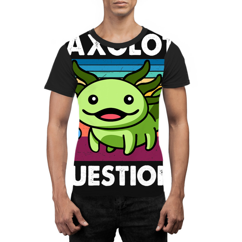 Cute Axolotl Shirt Funny I Axolotl Questions Salam Graphic T-shirt | Artistshot