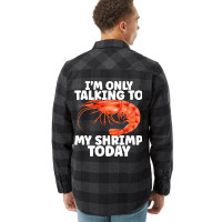 Cute Shrimp Design For Shrimp Lover Seafood Cool C Flannel Shirt | Artistshot