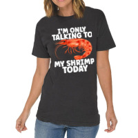 Cute Shrimp Design For Shrimp Lover Seafood Cool C Vintage T-shirt | Artistshot