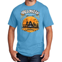 Football Halloween Halloween Football 106 Pumpkin Basic T-shirt | Artistshot