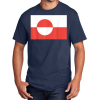 Flag Of Greenland T Shirt Tee Tees T Shirt Tshirt Basic T-shirt | Artistshot