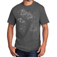 Wakeboard Blueprint Shirt   Wakeboarding Boat Wake Board Tee Basic T-shirt | Artistshot