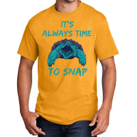 Aligator Snapping Turtle Time To Snap Snapping Turtle Lover T Shirt Basic T-shirt | Artistshot