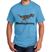 Mamasaurus T Rex Dinosaur Mother's Day Mothers Mama Saurus Funny Women Basic T-shirt | Artistshot