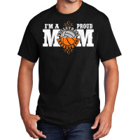 I'm A Proud Basketball Volleyball Mom   Combined Sports T Shirt Basic T-shirt | Artistshot