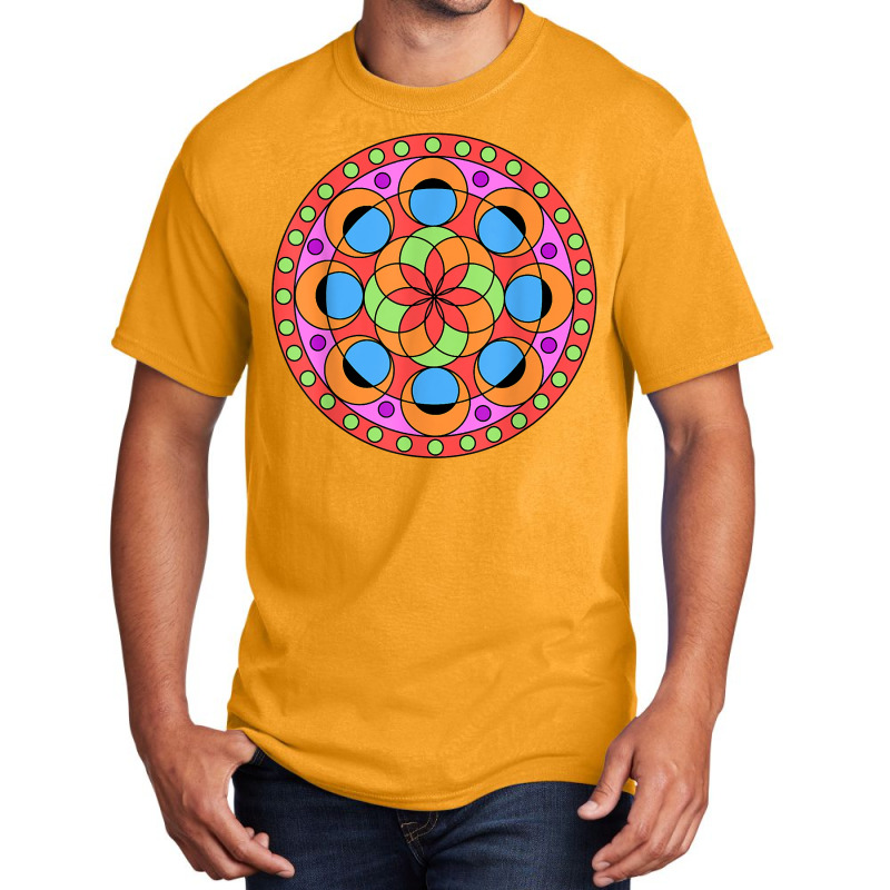 Kaleidoscope Mandala T Shirt Basic T-shirt by uekirstockpg | Artistshot