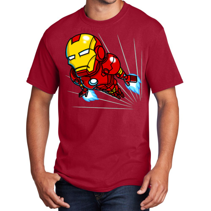 Jarvis Basic T-shirt by acesenpaii | Artistshot