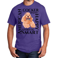 Cocker Spaniel T  Shirt Cocker Spaniel Dog Traits Gift T  Shirt Basic T-shirt | Artistshot