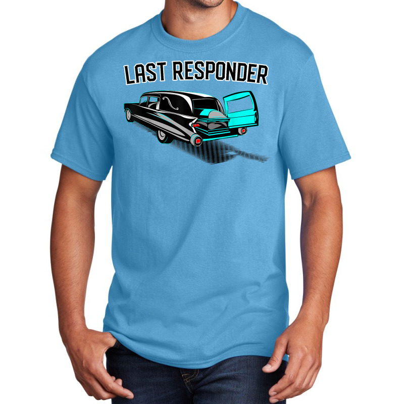 Last Responder Coroner Vintage Hearse Casket T Shirt Basic T-shirt | Artistshot