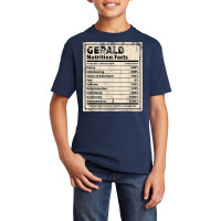 Gerald Nutrition Facts Funny Name Humor Nickname T Shirt Basic Youth T-shirt | Artistshot