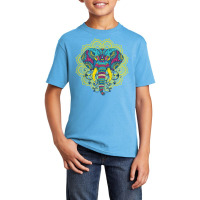 Elephant Mandala Oriental Indian African Hinduism Yoga Gift T Shirt Basic Youth T-shirt | Artistshot