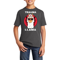 Trauma Llama Emt Responder Emergency Medical Technician Ems T Shirt Basic Youth T-shirt | Artistshot