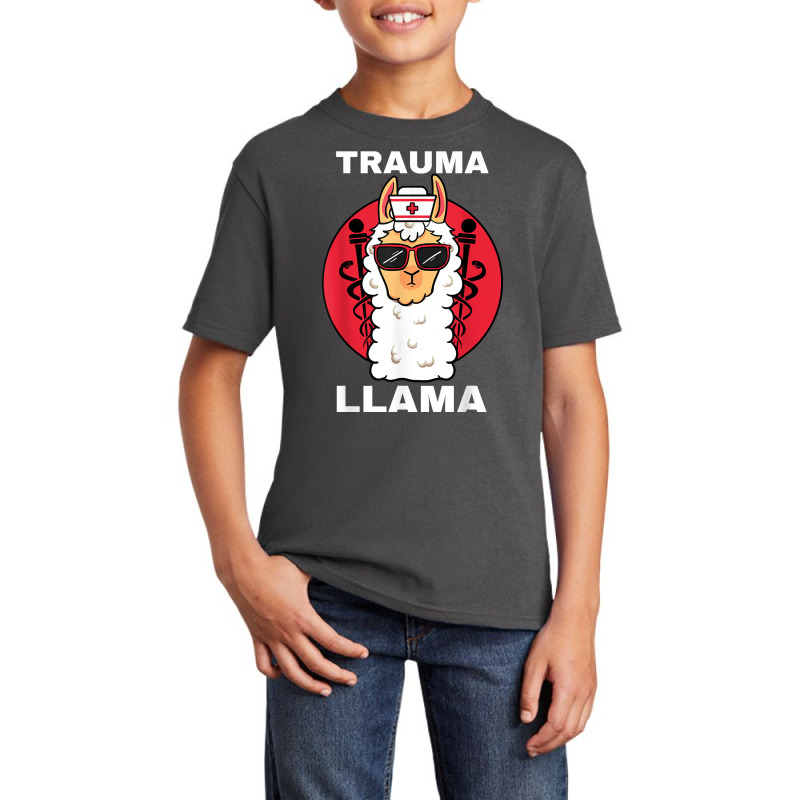 Trauma Llama Emt Responder Emergency Medical Technician Ems T Shirt Basic Youth T-shirt | Artistshot