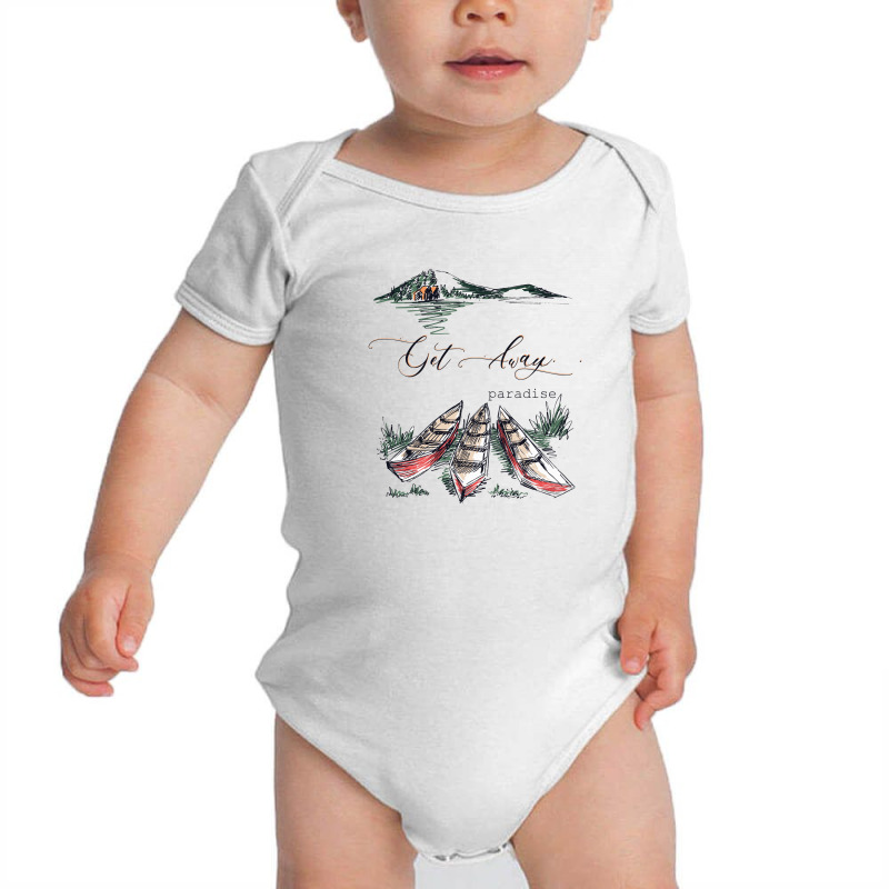 Paradise Baby Bodysuit by Disgus_Thing | Artistshot