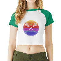 Lacrosse Funny Lax-to0gu Raglan Crop Top | Artistshot