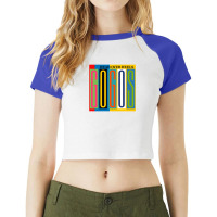 Head Over Heels The Gogo's With Backgorund Head Over Heels The Gogo's  Raglan Crop Top | Artistshot