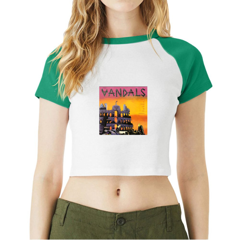 The 'vandals Raglan Crop Top by famoustrick | Artistshot