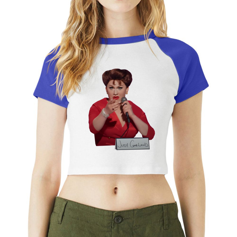 Is That My Camera Jinkx Monsoon As Judy Garland On Rpdr All Stars 7 Sn Raglan Crop Top by muronialgabak | Artistshot