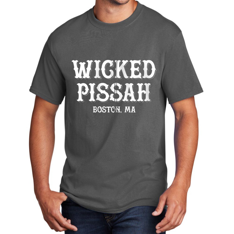 Funny Boston Accent Wicked Pissah Zip Hoodie Basic T-shirt | Artistshot