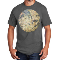 Fra Mauro World Map 1450 T Shirt Globe Cartography Basic T-shirt | Artistshot