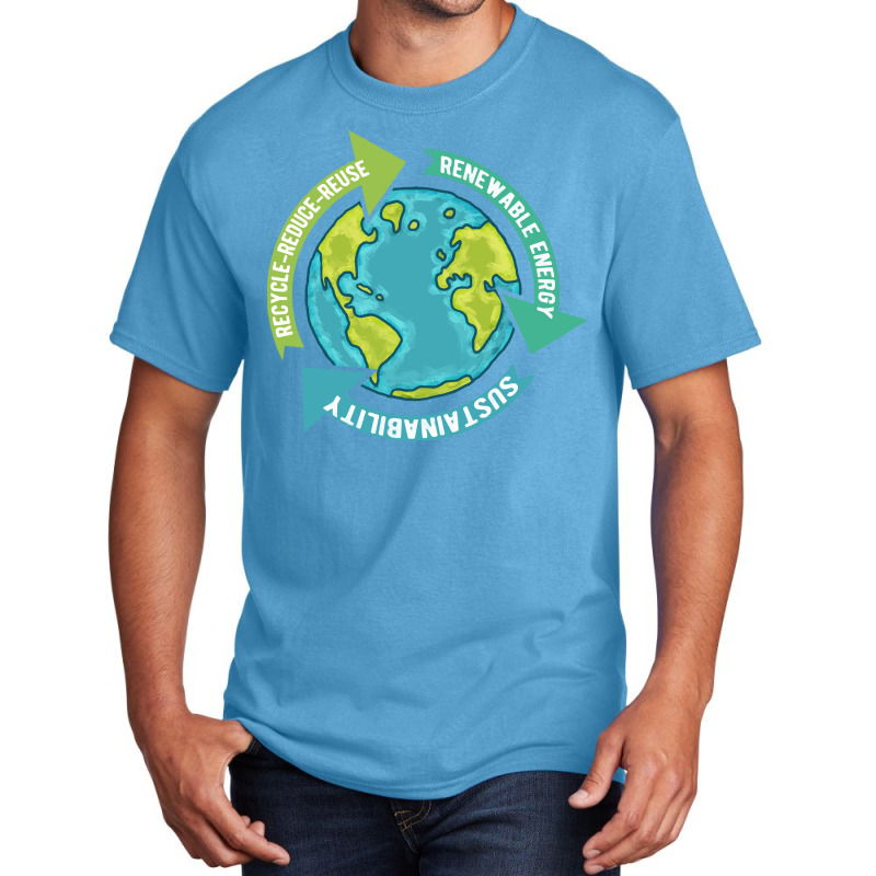 Environmental T  Shirt Earth Sustainability T  Shirt Basic T-shirt | Artistshot