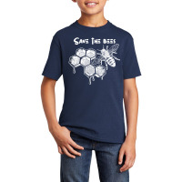 Save The Bees Basic Youth T-shirt | Artistshot