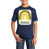 Childhood Cancer Awareness Hope Support Strong Warrior T Shirt Basic Youth T-shirt | Artistshot