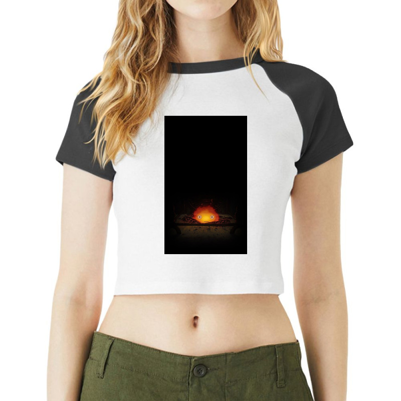 Calcifer Raglan Crop Top by Parisjhi | Artistshot