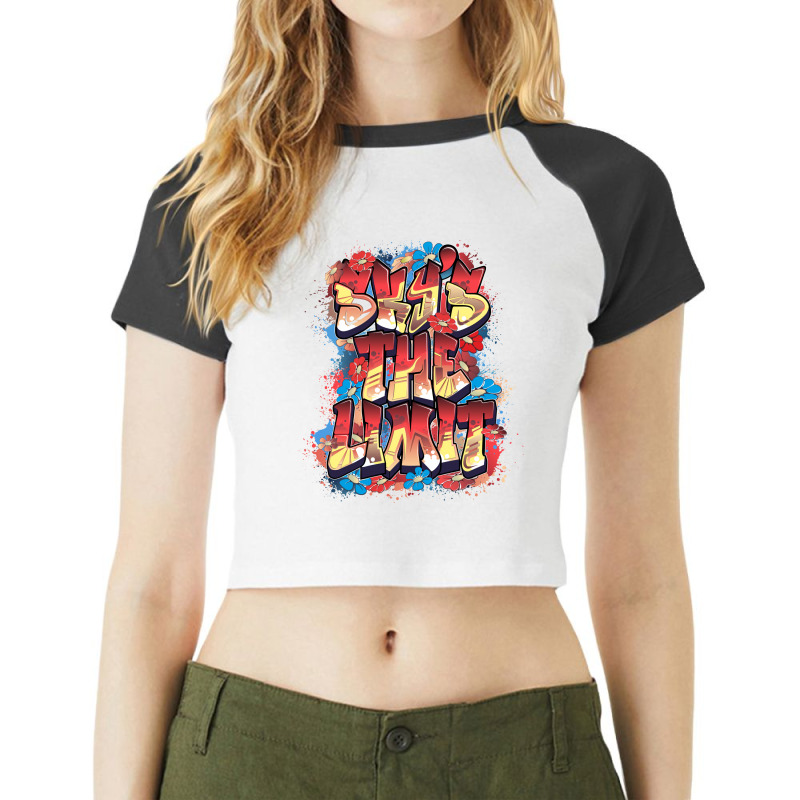 Beautiful Lettering Trending Raglan Crop Top by ritzityoung2 | Artistshot