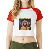 Frampton Comes Alive Album Cover Photograph Raglan Crop Top | Artistshot