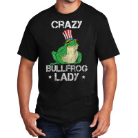 Crazy Bullfrog Lady Catches And Eats Frogs For Toa Basic T-shirt | Artistshot