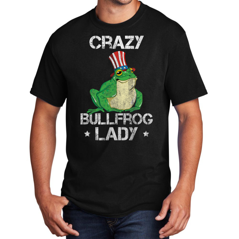 Crazy Bullfrog Lady Catches And Eats Frogs For Toa Basic T-shirt | Artistshot